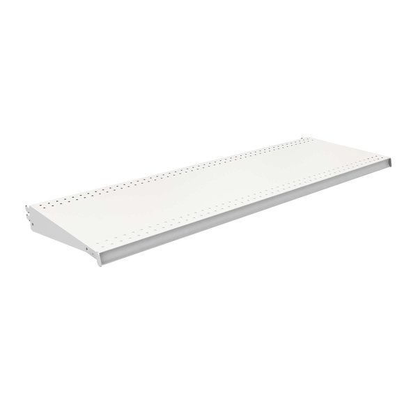 Lozier 1 in. H X 48 in. W X 16 in. L Powder Coated Cool White DL Style Shelf , 2PK DL416N.W08